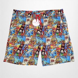 Millie Rose Bamboo Pajama Shorts 8" Mens XXL Spidey & His Amazing Friends Marvel